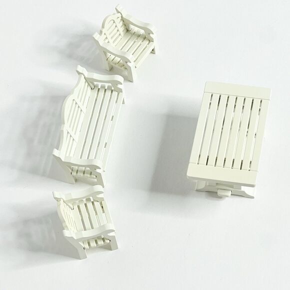 Playmobil 7929 Patio Set Victorian White Terrace Complete - Picture 4 of 6